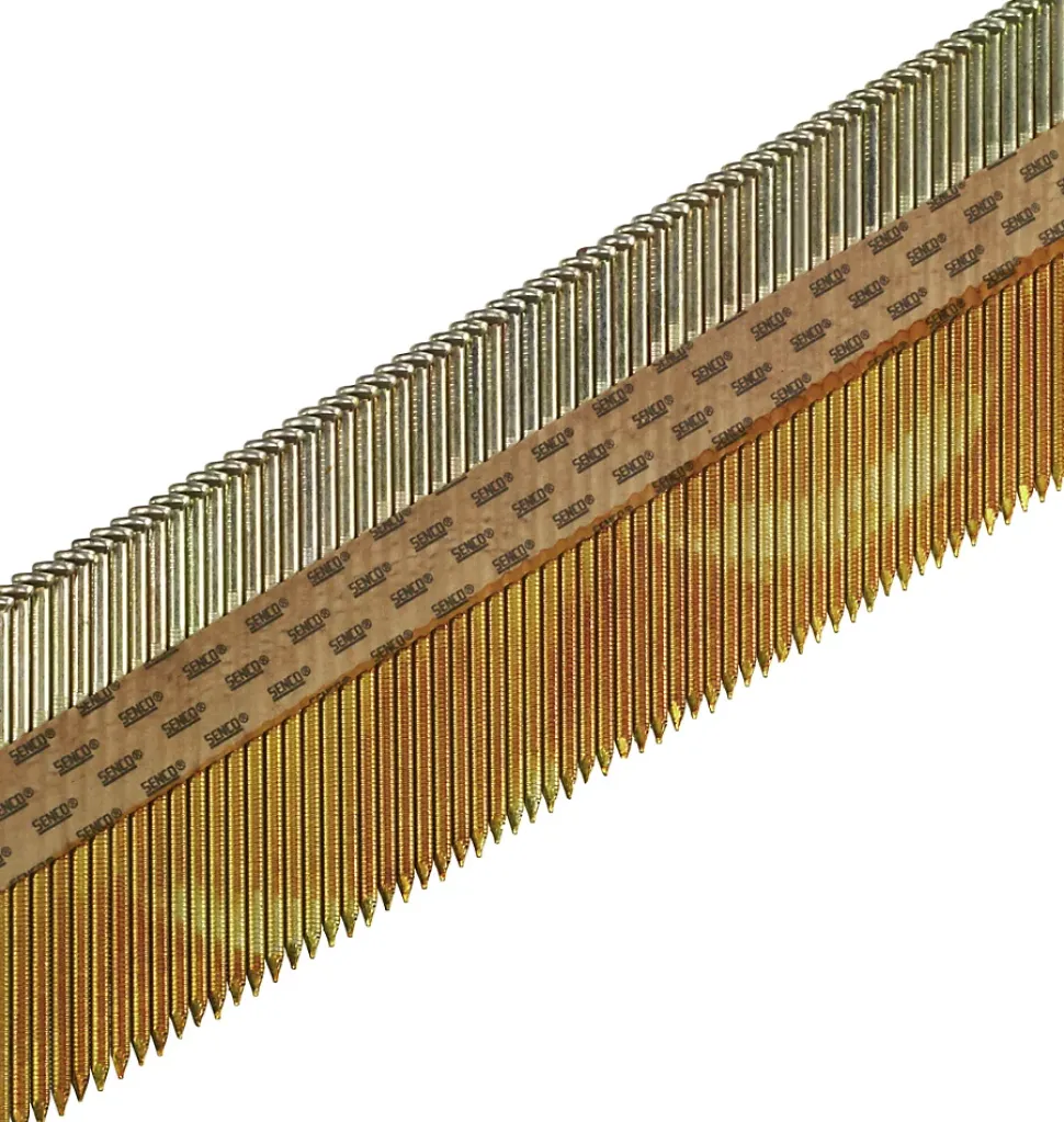 2 000 clous en bande D34 papier 3,1 x 90 mm SENCO HE59AXBKR - Tige annelée galvanisée