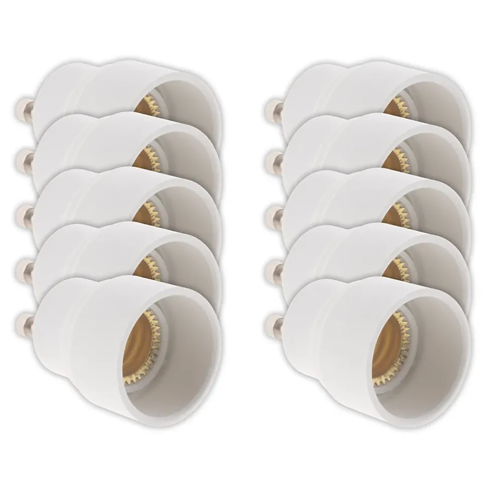 10 Adaptateurs de douille GU40 vers E14 à baïonnette - Zenitech