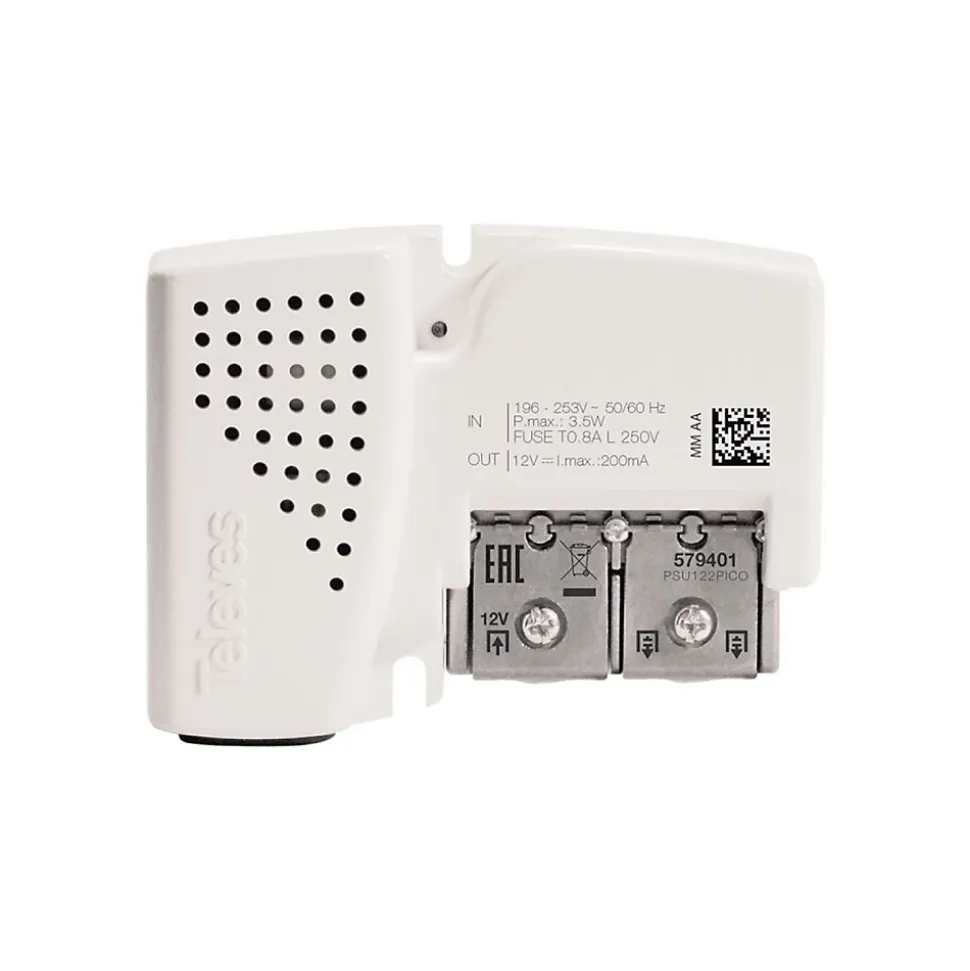 148921 Antenne TV Rateau Terrestre Ellipse UHF (C21-48) G 38dBi LTE700 + Alimentation 12V TELEVES