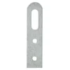 4 attaches-éléments Acier zingué l. 20 x H. 90 mm