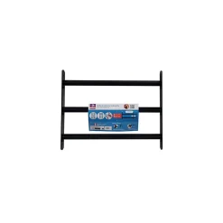 3 barreaux télescopiques de fenêtre, acier noir Afbat, L.48 à 90 cm