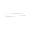 2 barreaux télescopiques de fenêtre, acier blanc Mottez, L.99 à 188 cm