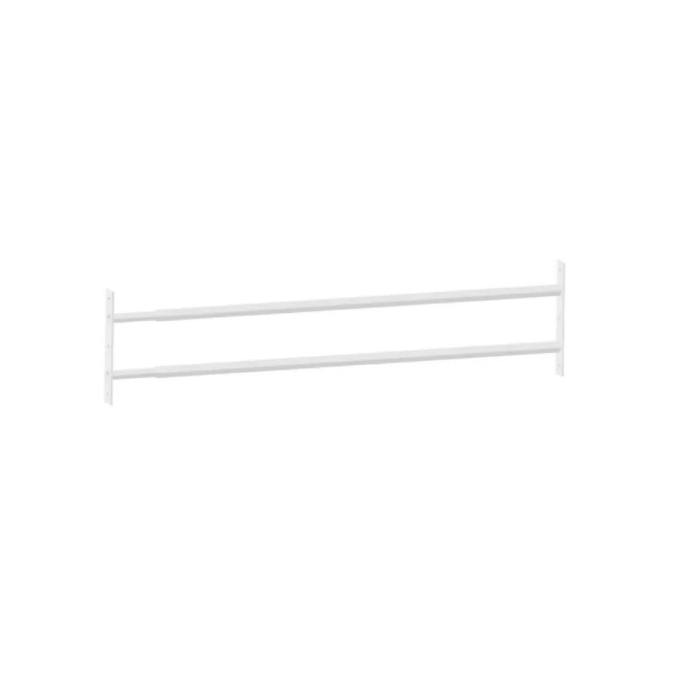 2 barreaux télescopiques de fenêtre, acier blanc Mottez, L.99 à 188 cm