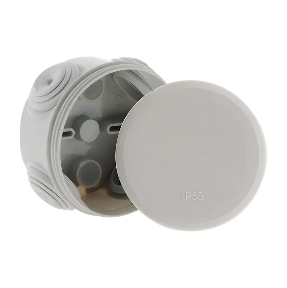10 Boîte dérivation IP55 diamètre 70x35mm Zenitech