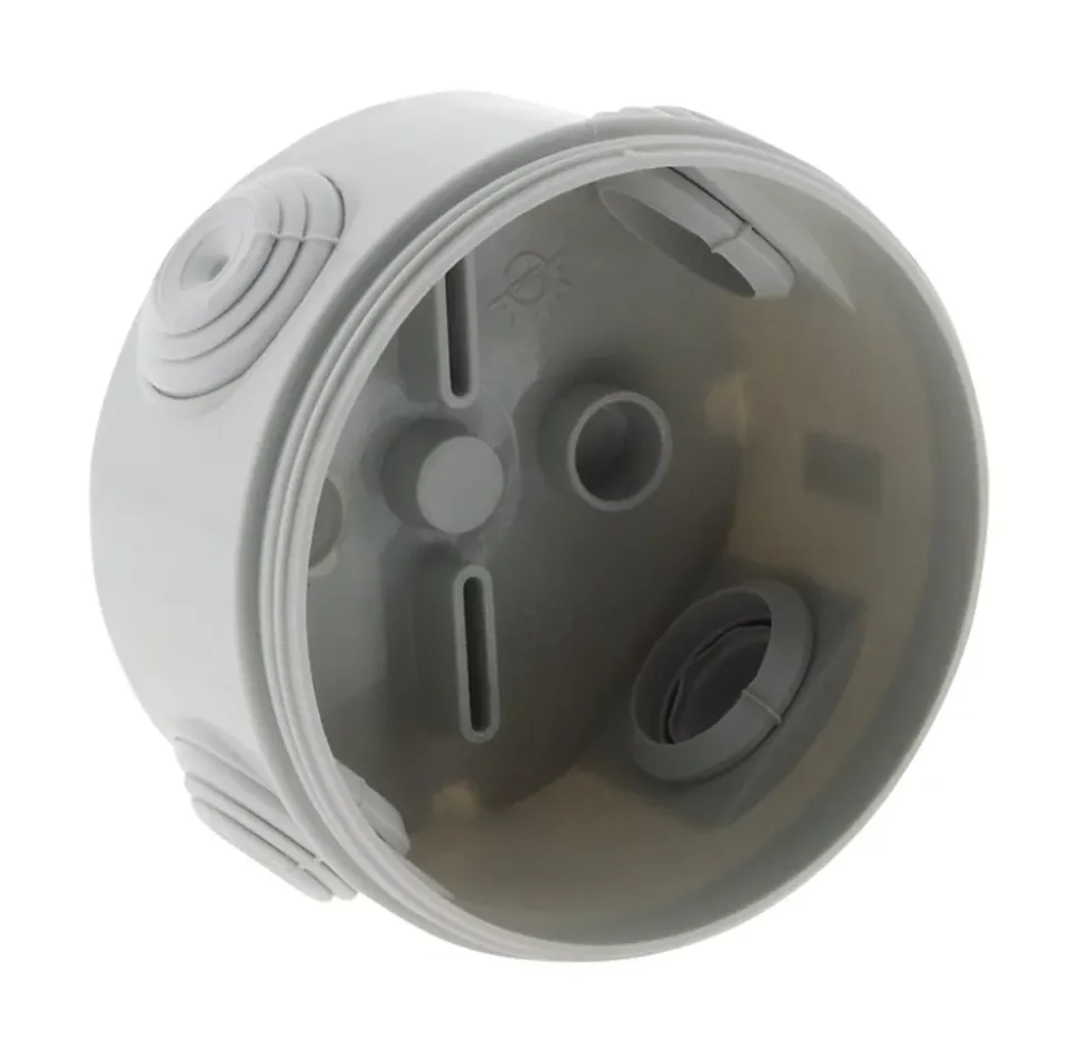 3 boîtes dérivation IP55 diamètre 80x40mm Zenitech