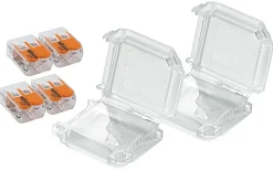 2 boîtiers de connexion 2E IPX8 Wago Zenitech