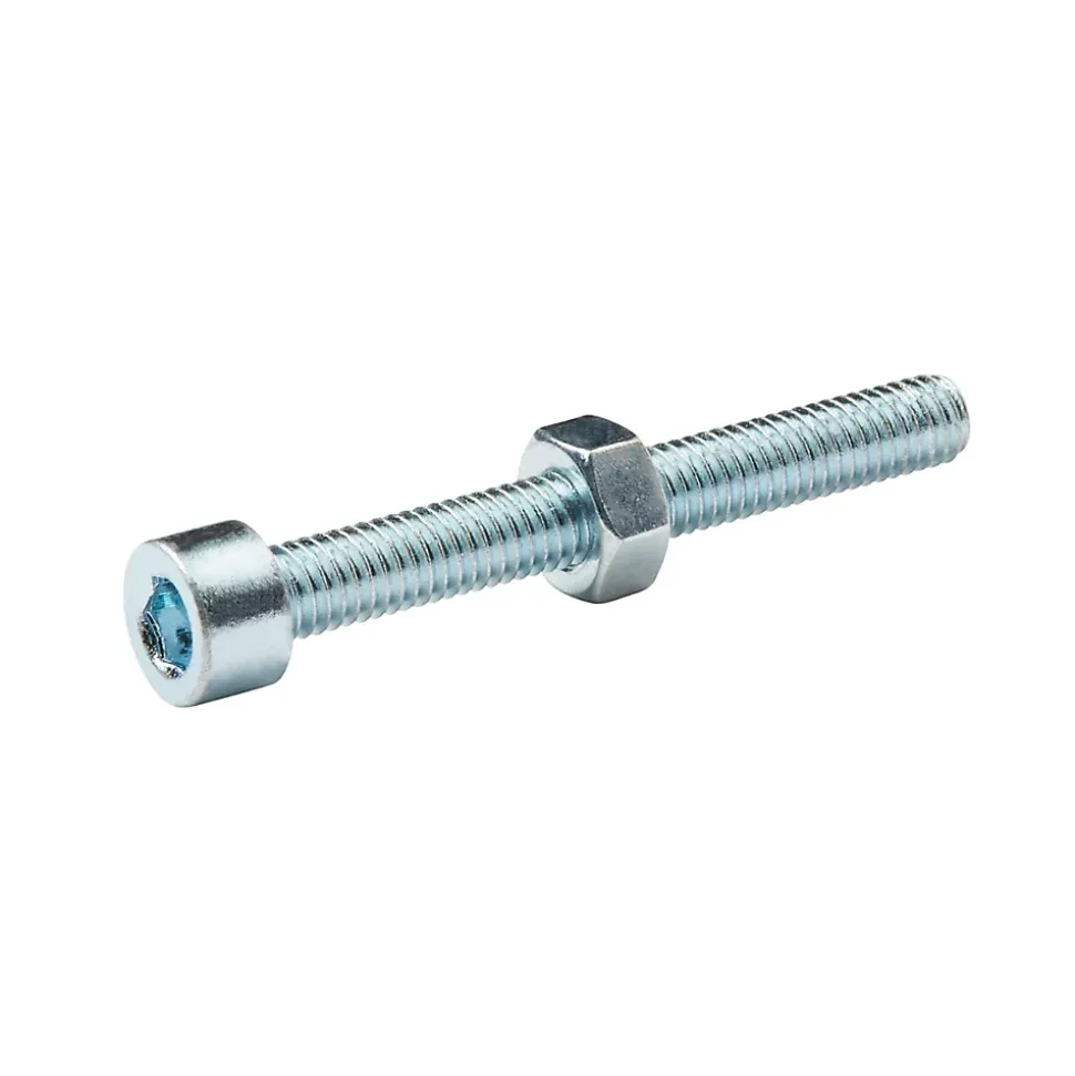 20 boulons tête cylindrique acier zingué 6 x 50 mm