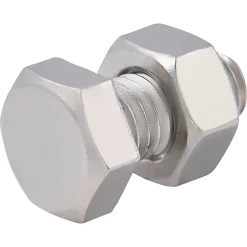 10 boulons tête héxagonale inox 8 x 16 mm