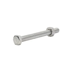 10 boulons tête héxagonale inox 8 x 80 mm