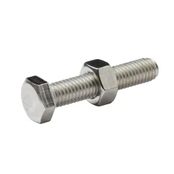 10 boulons tête héxagonale inox 8 x 40 mm