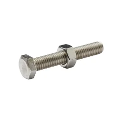 10 boulons tête héxagonale inox 8 x 50 mm