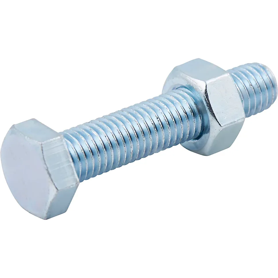 10 boulons tête héxagonale zingué 12 x 60 mm