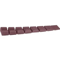 8 cales meuble plastique Diall Marron