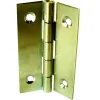 25 charnières acier laitonné Diall 35 x 22 mm
