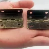 2 charnières décoratives pliantes pour portes, armoires, meubles et bijoux vintage