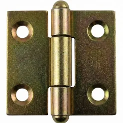 2 charnières démontables acier bichromaté Diall 40 x 40 mm
