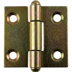 2 charnières démontables acier bichromaté Diall 50 x 50 mm