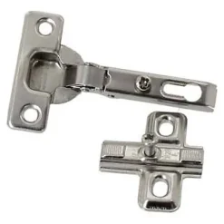 2 charnières invisibles key hole recouvrable acier nickelé Diall Ø26 mm 92°
