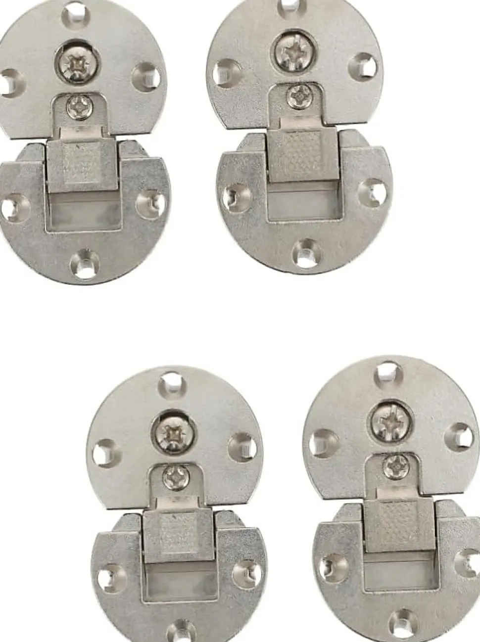 4 charnières pliantes, charnières de table pliantes, charnières pliantes à cadre métallique, charnières d'armoire