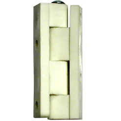 2 charnières universelles nylon blanc Diall 40 mm
