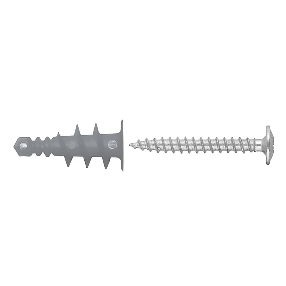 100 chevilles autoforeuses Diall nylon PZ L37