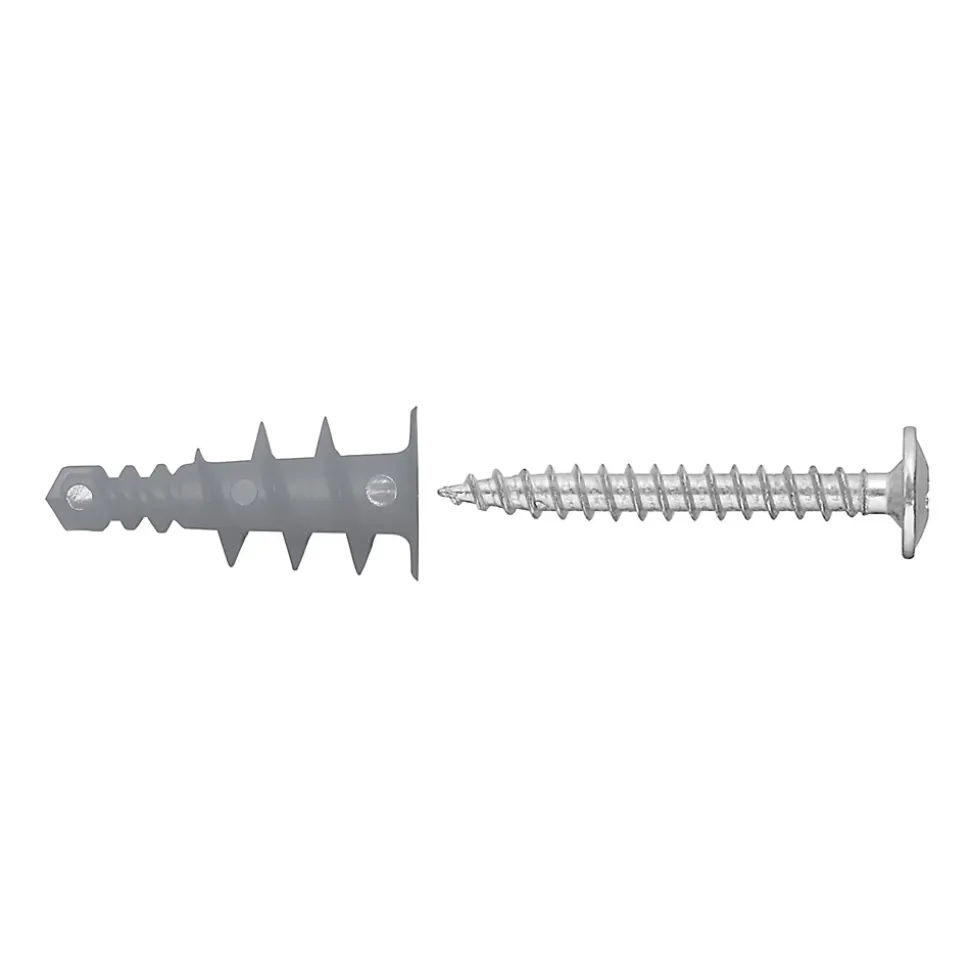 6 chevilles autoforeuses Diall nylon PZ L37