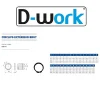 200 Circlips Extérieurs D. 4 mm - DIN 471 - Brut - D-Work