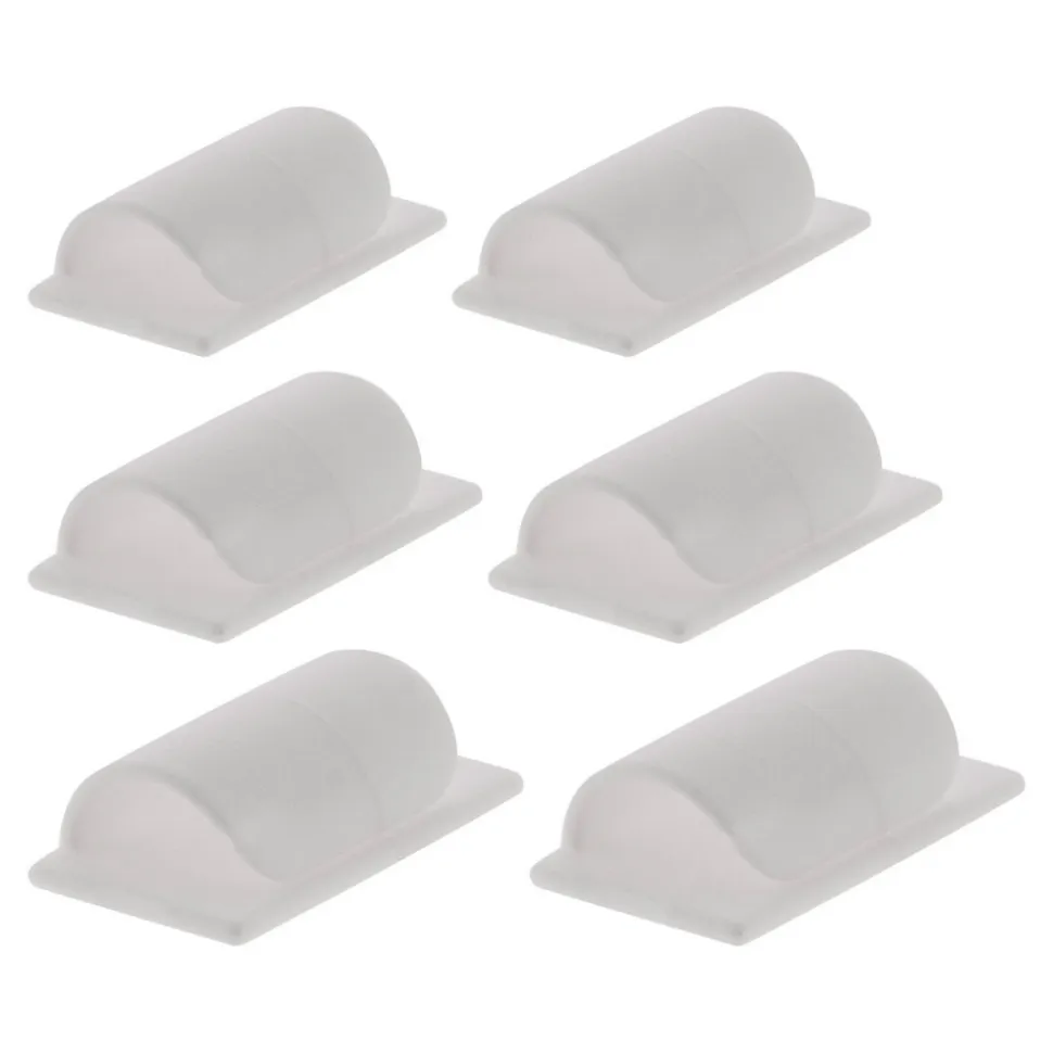 6 clips auto-collants câbles Zenitech
