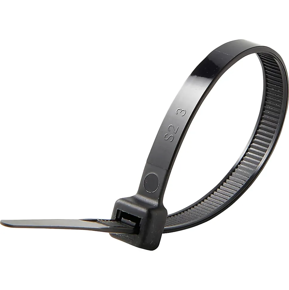 25 colliers de serrage en nylon Diall 6 x 175 mm noir