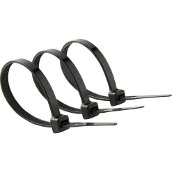 25 colliers de serrage en nylon Diall 6 x 175 mm noir
