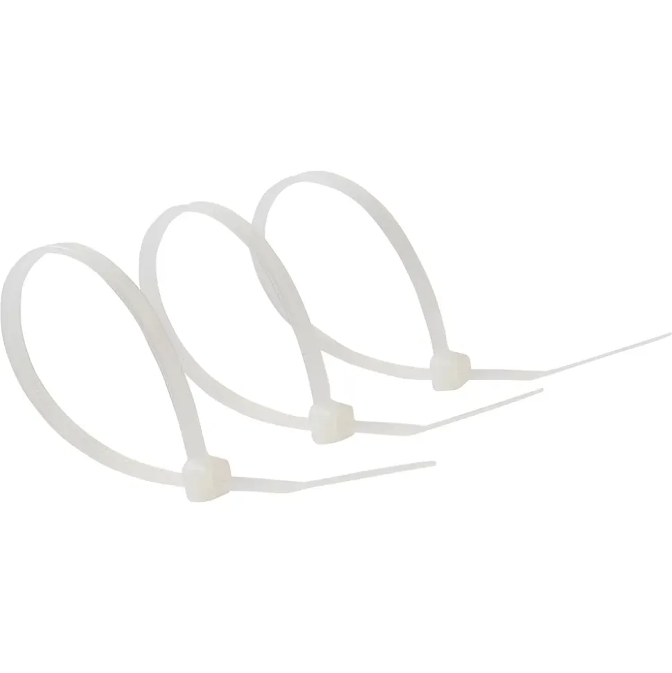 100 colliers de serrage en nylon Diall 3,5 x 150 mm transparent