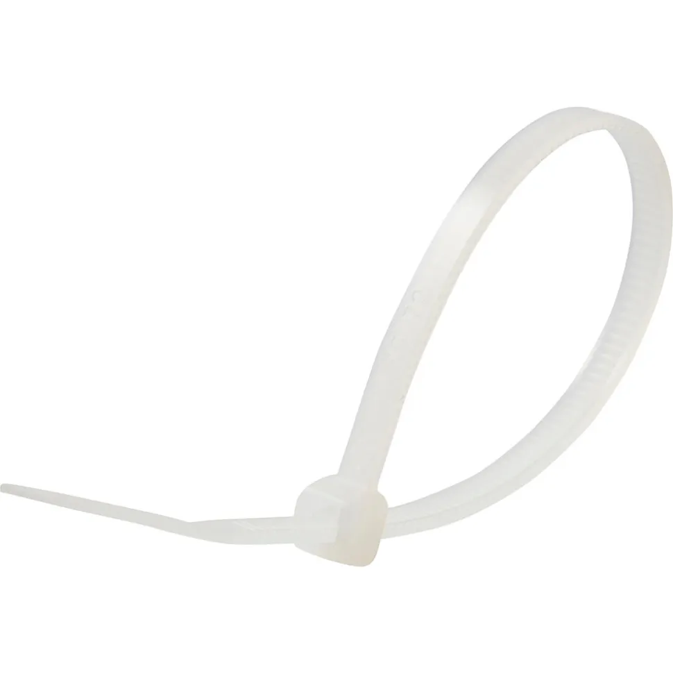 100 colliers de serrage en nylon Diall 3,5 x 150 mm transparent