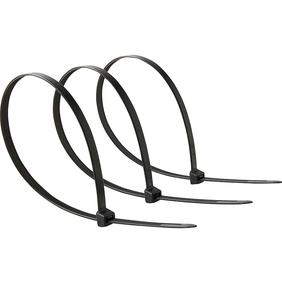 50 colliers de serrage en nylon Diall 7,5 x 400 mm Noir