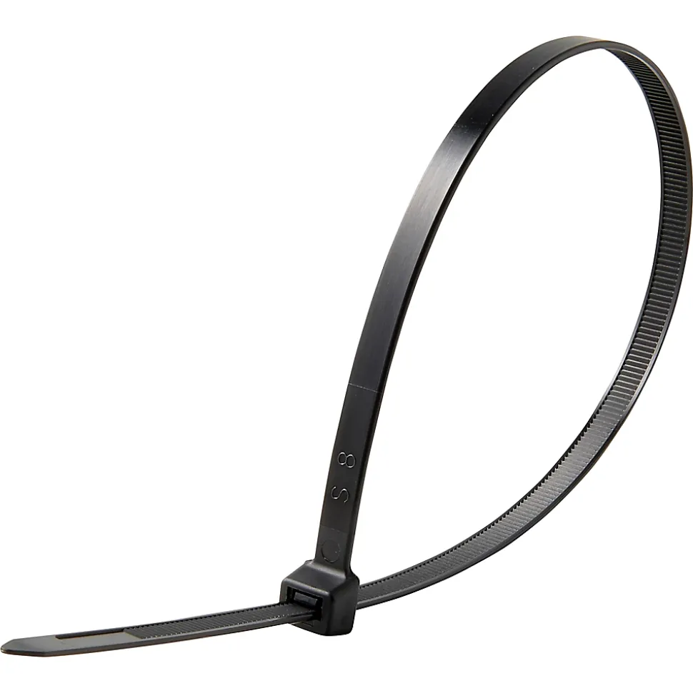 50 colliers de serrage en nylon Diall 7,5 x 400 mm Noir