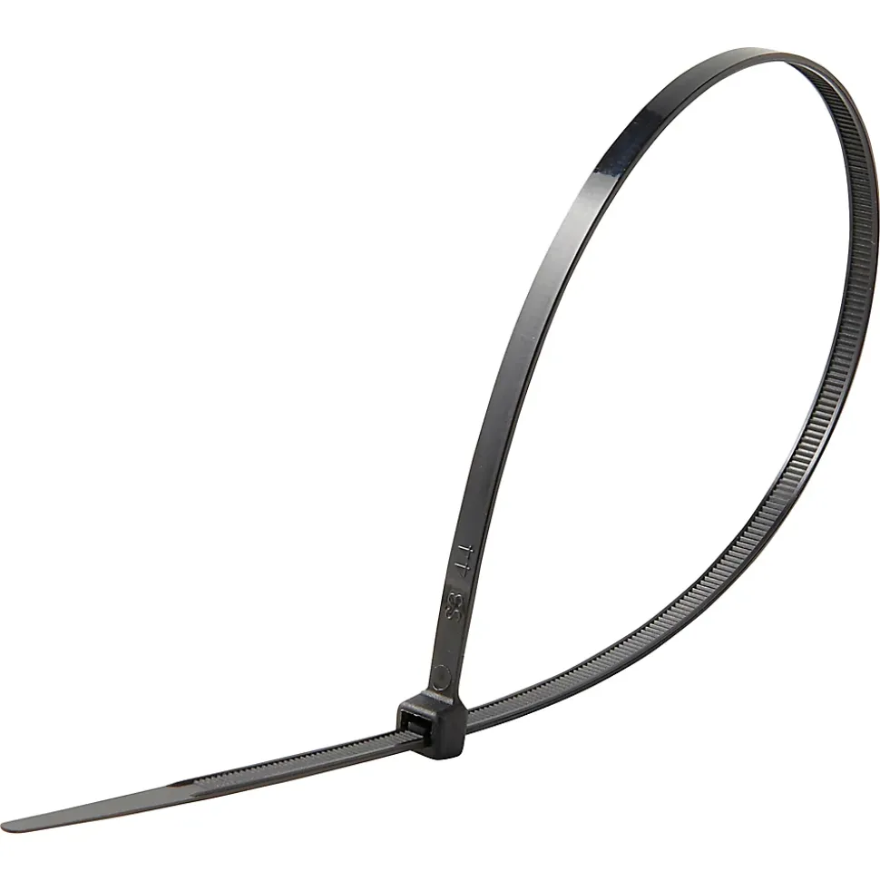 50 colliers de serrage en nylon Diall 4,8 x 350 mm Noir