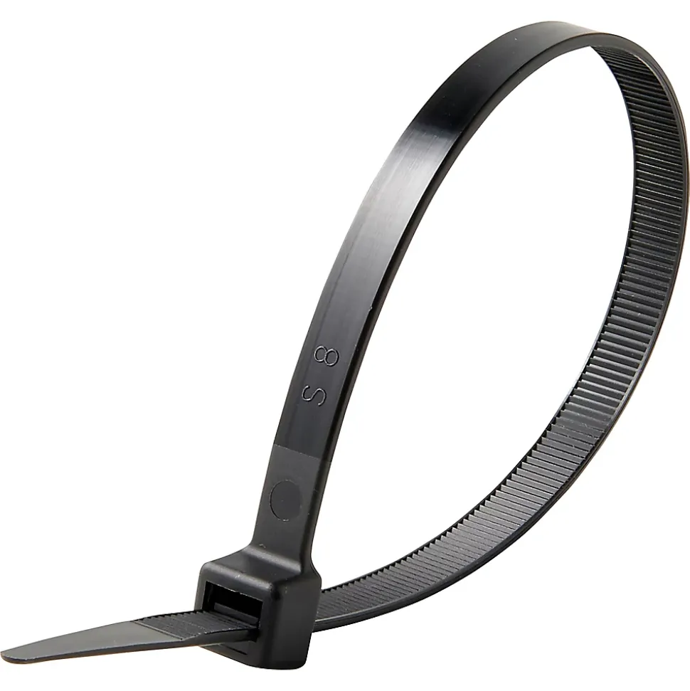 25 colliers de serrage en nylon Diall 9x 300mm noir