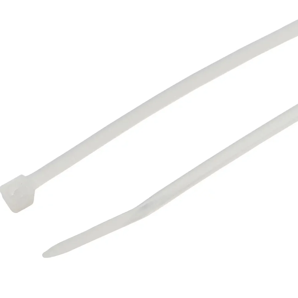 100 colliers de serrage en nylon Diall 2,5 x 100 mm transparent