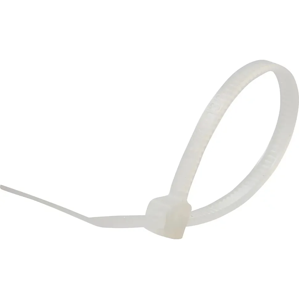 100 colliers de serrage en nylon Diall 2,5 x 100 mm transparent