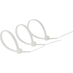 100 colliers de serrage en nylon Diall 2,5 x 100 mm transparent