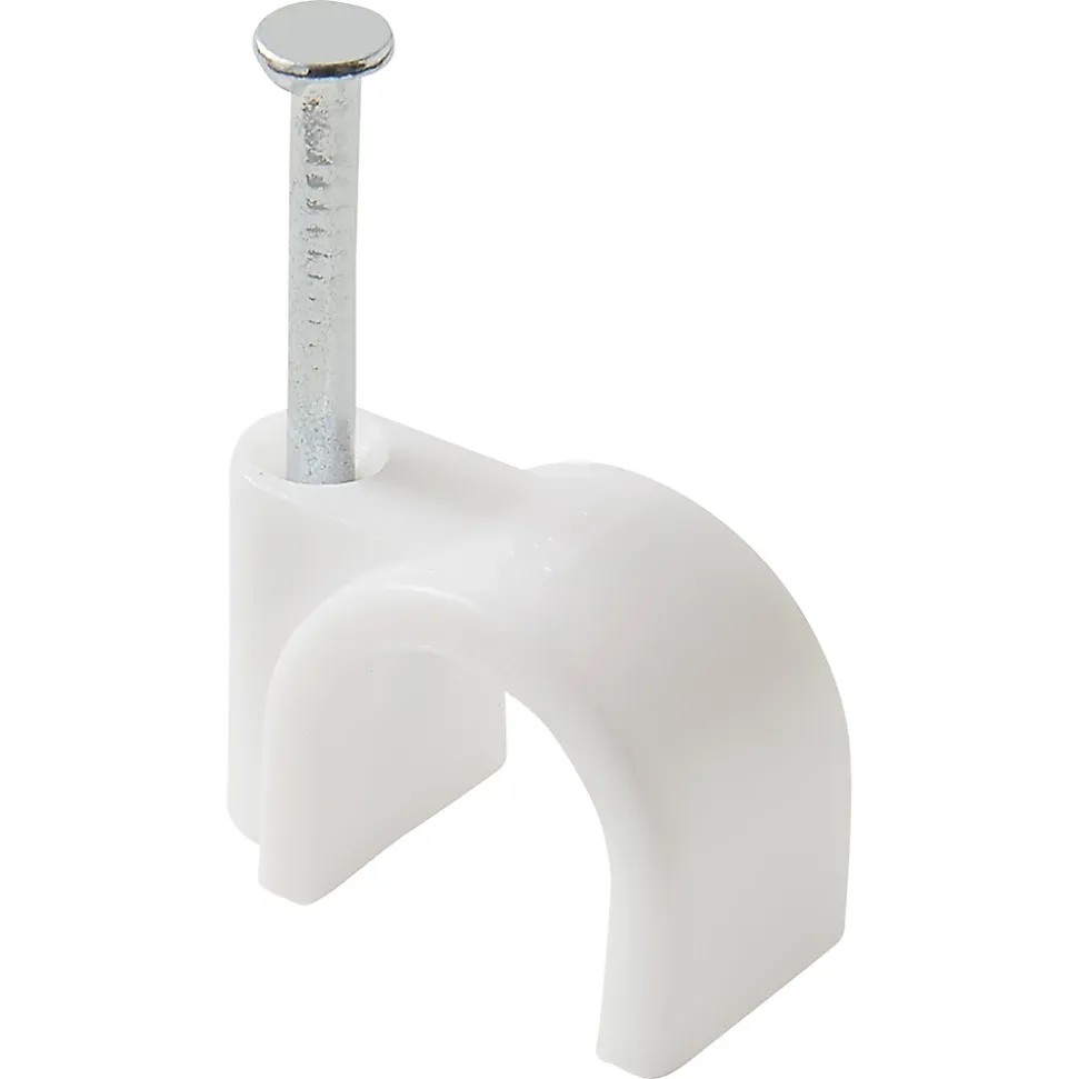 100 colliers de serrage en nylon Diall ø 10 à 11 mm blanc