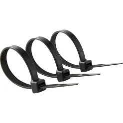 25 colliers de serrage en nylon Diall 9 x 200 mm noir
