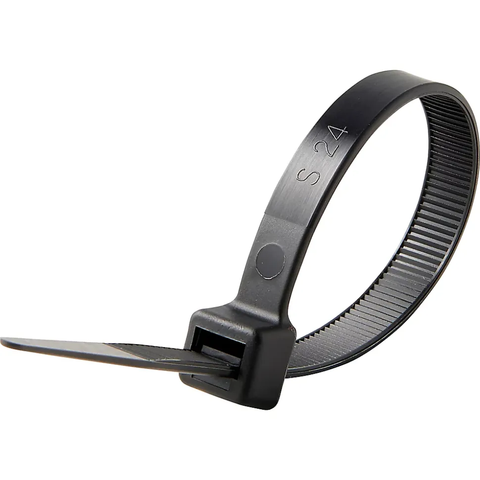 25 colliers de serrage en nylon Diall 9 x 200 mm noir