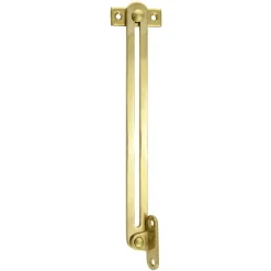 2 Compas coulisseaux à glissière droite/gauche acier nickelé L.140 mm x l.16 mm