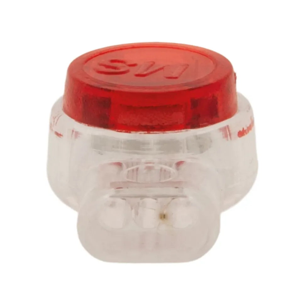 10 connecteurs 3E fils rigides + souples rouge BLM