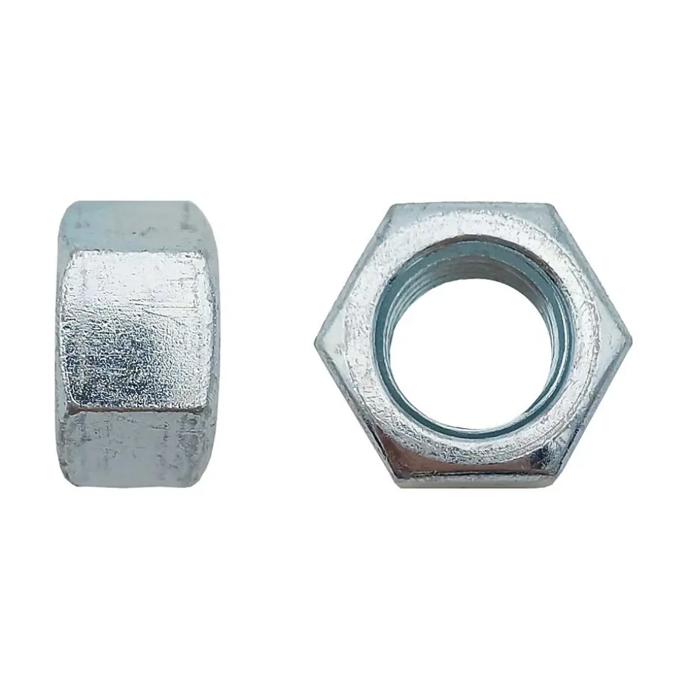 4 Coques de 25 Ecrous Hexagonaux HU M12 mm - 4032 - 8 - Zingué blanc - D-Work