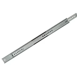 2 coulisses billes latérales Diall acier zingué L.310 x h.27 mm