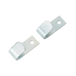 2 crochets de bâche Diall acier noir par électrophorèse 41 x 15 mm
