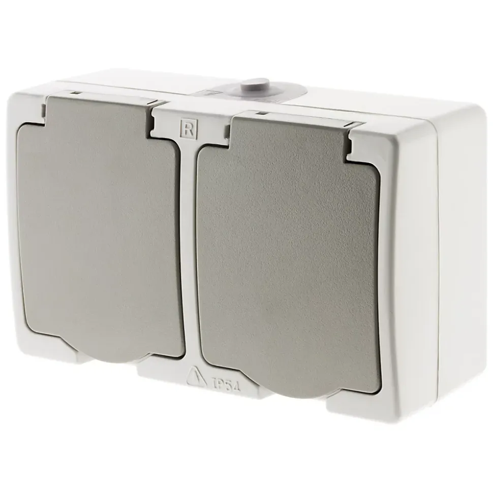 5 doubles prises 2P+T raccordement rapide Zenitech