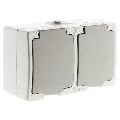 5 doubles prises 2P+T raccordement rapide Zenitech
