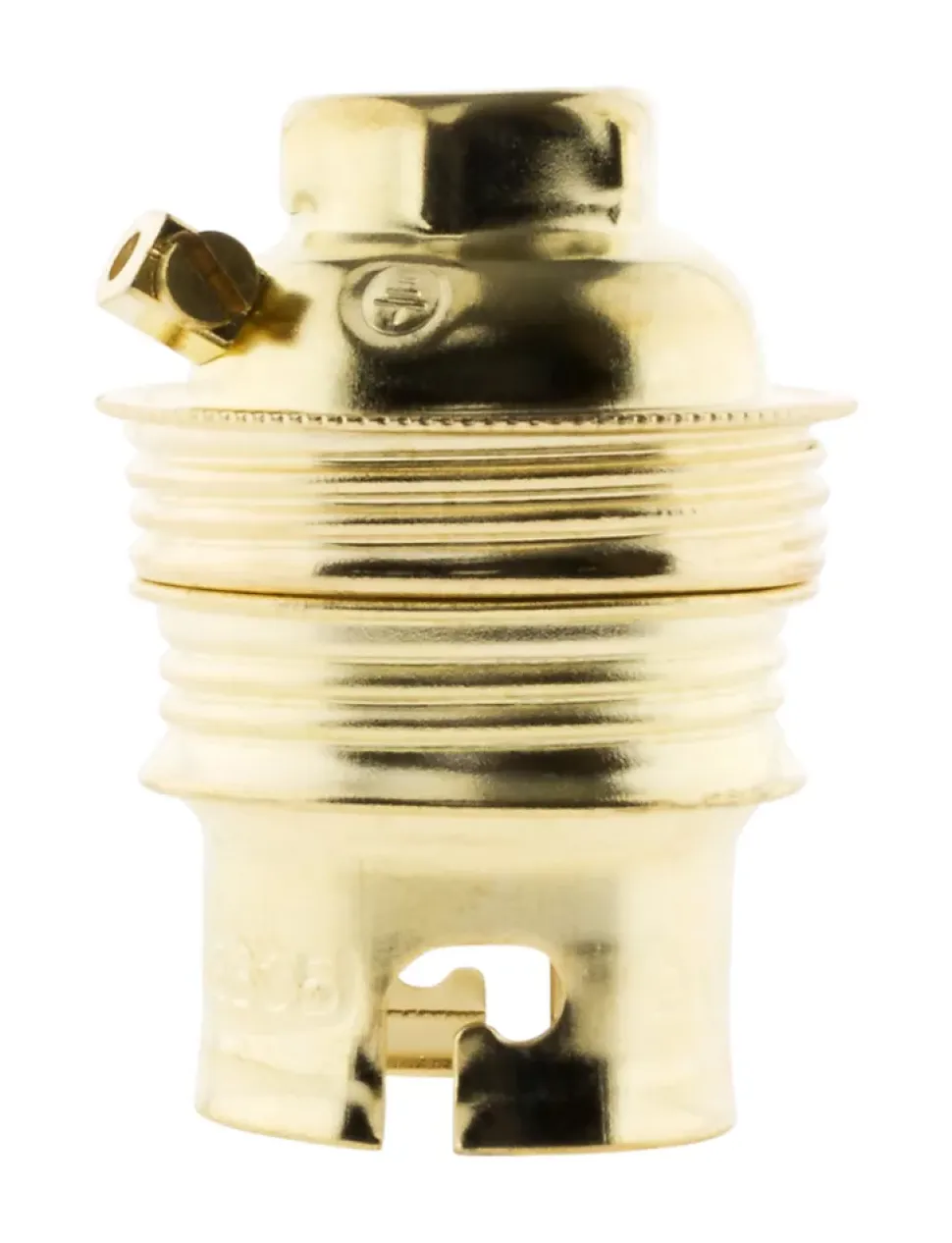 3 douilles B22 acier laitonné Zenitech